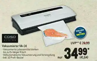 METRO Caso Vakuumierer VA-14 Angebot