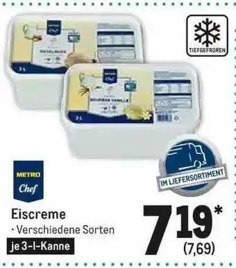 METRO Eiscreme Angebot