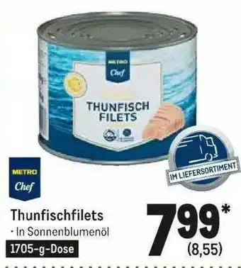 METRO Thunfischfilets Angebot