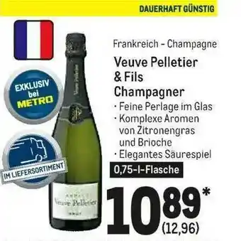 METRO Veuve Pelletier & Fils Champagner Angebot