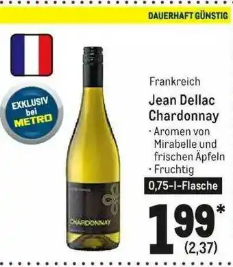 METRO Frankreich Jean Dellac Chardonnay Angebot