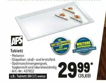 METRO Aps Tablett Angebot