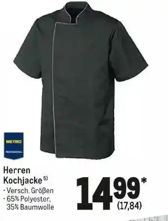 METRO Herren Kochjacke Angebot