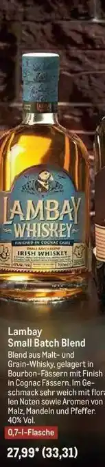 METRO Lambay Small Batch Blend Angebot