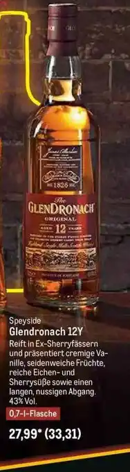 METRO Speyside Glendronach 12y Angebot