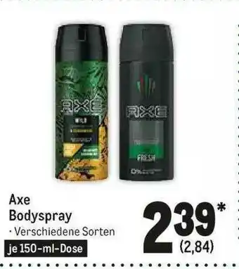 METRO Axe Bodyspray Angebot