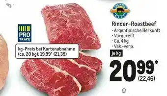 METRO Protrace Rinder-roastbeef Angebot