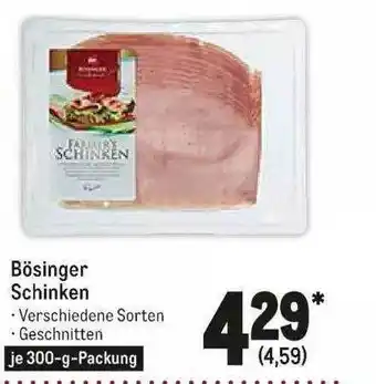 METRO Bösinger Schinken Angebot