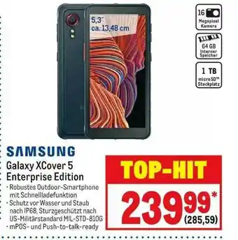 METRO Samsung Galaxy Xcover 5 Enterprise Edition Angebot