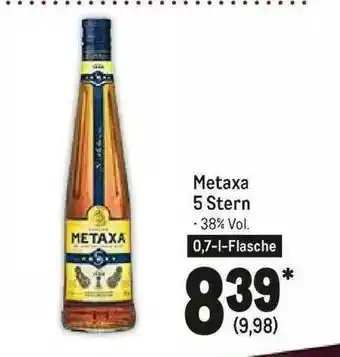 METRO Metaxa 5 Stern Angebot