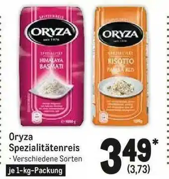 METRO Oryza Spezialitätenreis Angebot