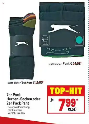 METRO 7er Pack Herren-socken Oder 2er Pack Pant Angebot