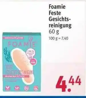 Rossmann Foamie Feste Gesichtsreinigung Angebot