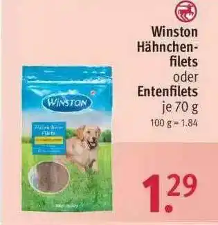 Rossmann Winston Hähnchenfilets Oder Entenfilets Angebot