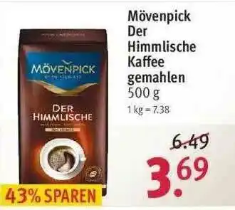 Rossmann Mövenpick Der Himmlische Kaffee Gemahlen Angebot