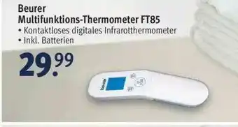 Rossmann Beurer Multifunktions-thermometer Ft85 Angebot