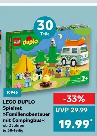 Kaufland Lego Duplo Spielset „famillenabenteuer Mit Campingbus” Angebot