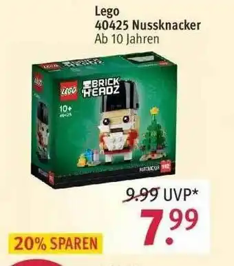 Rossmann Lego 40425 Nussnacker Angebot