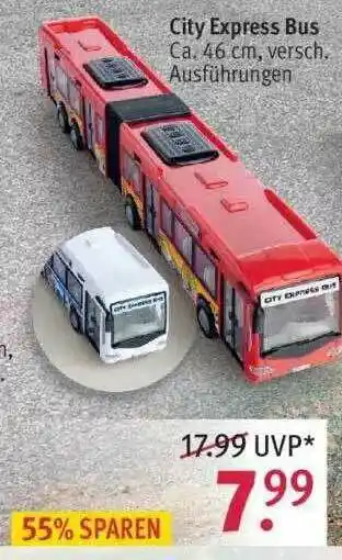 Rossmann City Express Bus Angebot