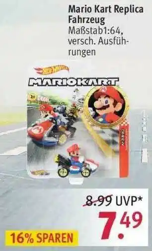 Rossmann Mario Kart Replica Fahrzeug Angebot