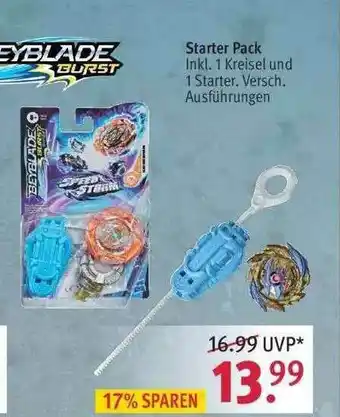 Rossmann Starer Pack Beyblade Burst Angebot