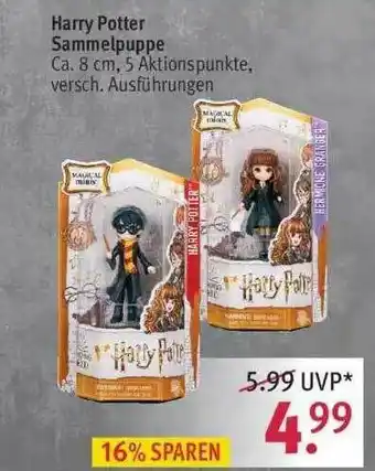 Rossmann Harry Potter Sammelpuppe Angebot