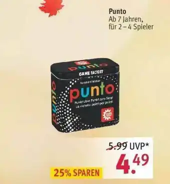 Rossmann Punto Angebot