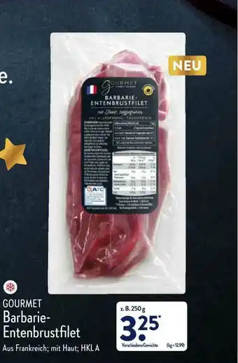 Aldi Nord Barbarie-entenbrustfilet Angebot