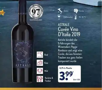 Aldi Nord Cuvée Vino D'italia 2019 Angebot