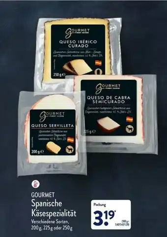 Aldi Nord Spanische Käsespezialität Angebot