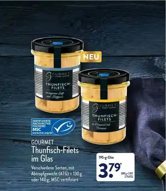 Aldi Nord Thunfisch-filets Im Glas Angebot