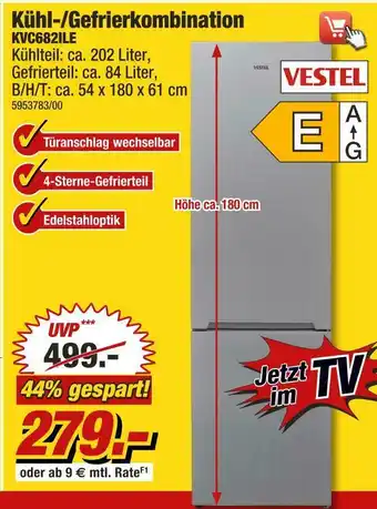 Poco Vestel kühl-/gefrierkombination Angebot