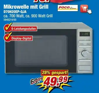 Poco Poco line mikrowelle mit grill d70h20ep-qja Angebot