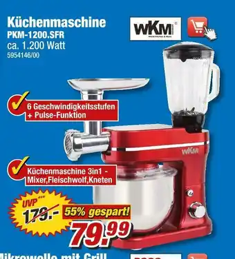 Poco Wkm küchenmaschine pkm-1200.sfr Angebot