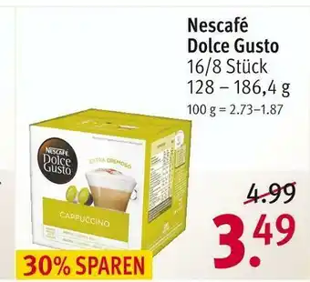 Rossmann Nescafé dolce gusto kaffeekapseln Angebot