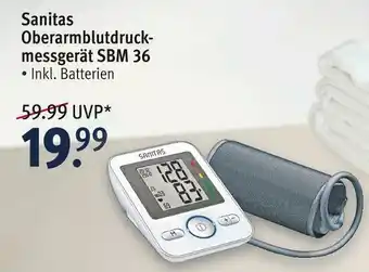 Rossmann Sanitas oberarmblutdruckmessgerät sbm 36 Angebot