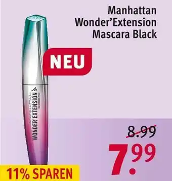 Rossmann Manhattan wonder’extension mascara black Angebot