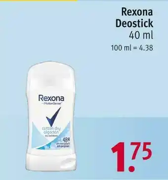 Rossmann Rexona deostick Angebot