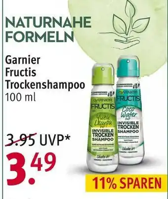 Rossmann Garnier fructis trockenshampoo Angebot