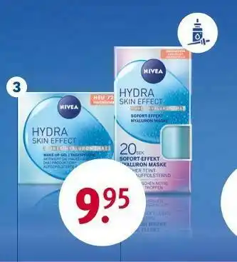 Rossmann Nivea hydra skin effect tages- oder nachtpflege, maske oder ampullen Angebot