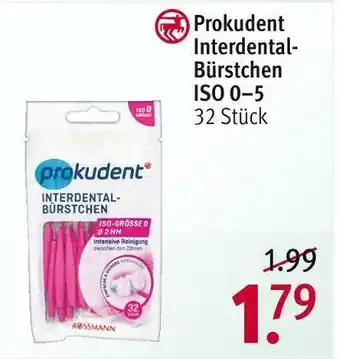 Rossmann Prokudent interdental-bürstchen iso 0–5 Angebot