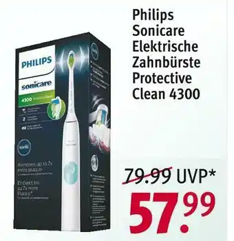 Rossmann Philips sonicare elektrische zahnbürste protective clean 4300 Angebot