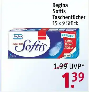 Rossmann Regina softis taschentücher Angebot