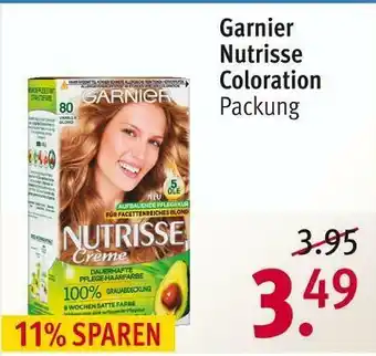 Rossmann Garnier nutrisse coloration Angebot