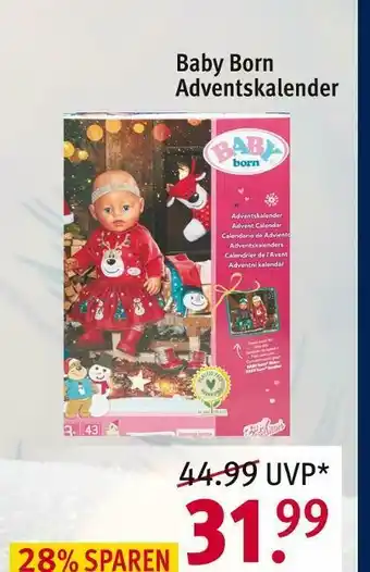 Rossmann Baby born adventskalender Angebot