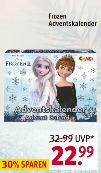 Rossmann Frozen adventskalender Angebot