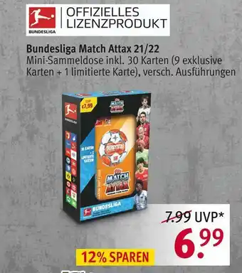 Rossmann Bundesliga match attax 21/22 Angebot