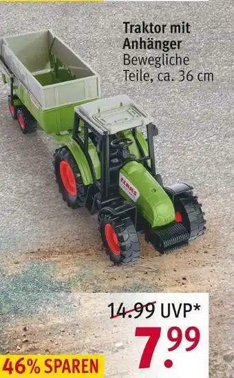 Rossmann Dickie traktor mit anhänger Angebot