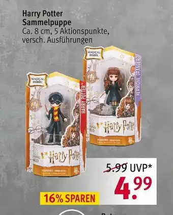 Rossmann Harry potter sammelpuppe Angebot