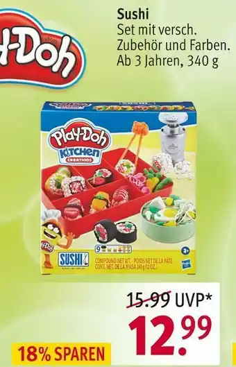 Rossmann Play-doh sushi Angebot